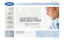 Tablet Screenshot of opticareplus.com